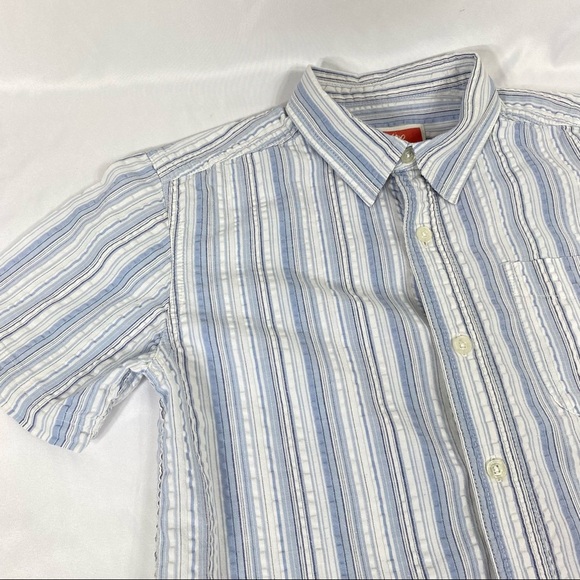 Mossimo Boys Striped Short Sleeve Button Down - Picture 2 of 6